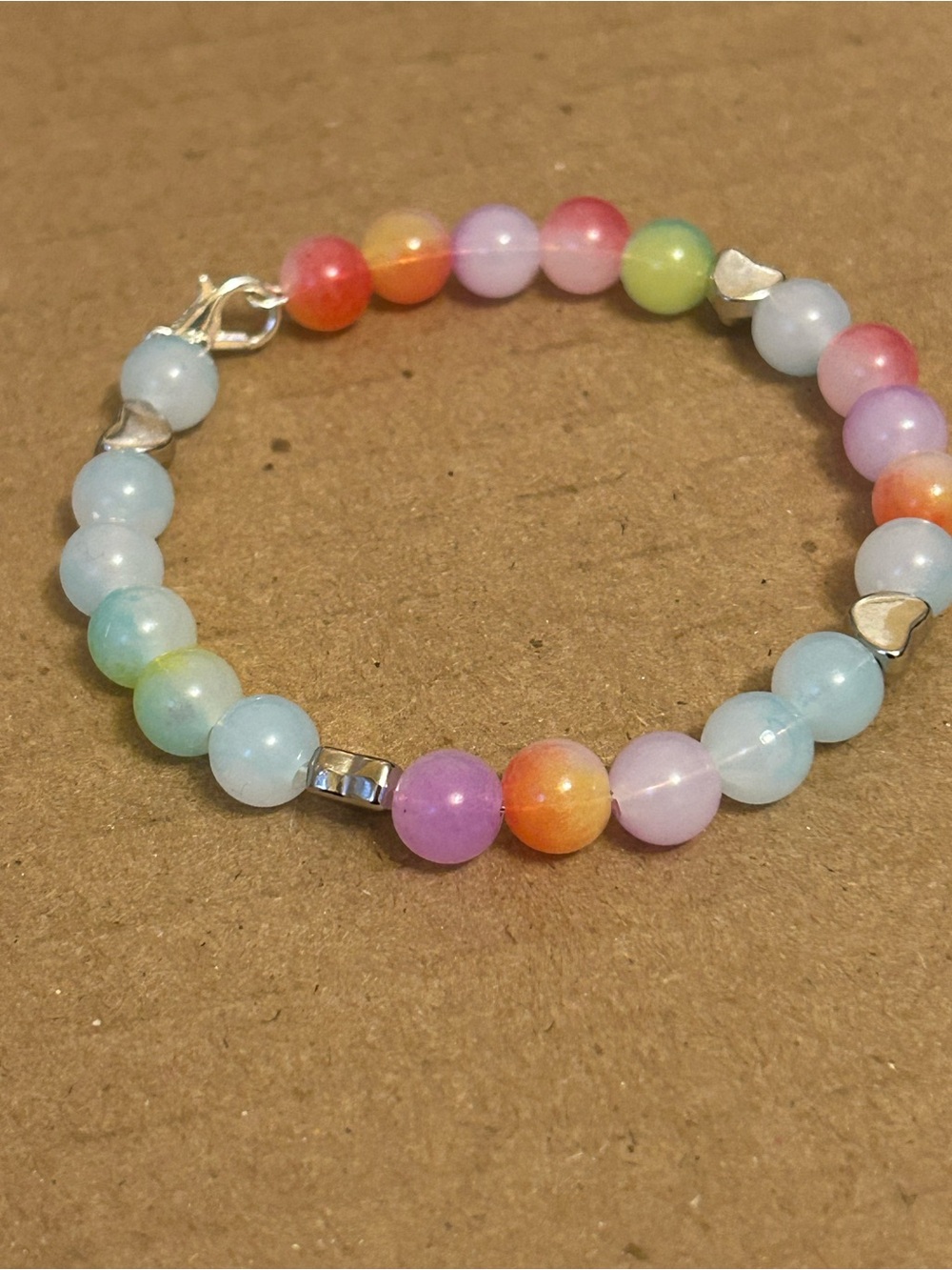 Pastel Rainbow Bracelet (16cm)
